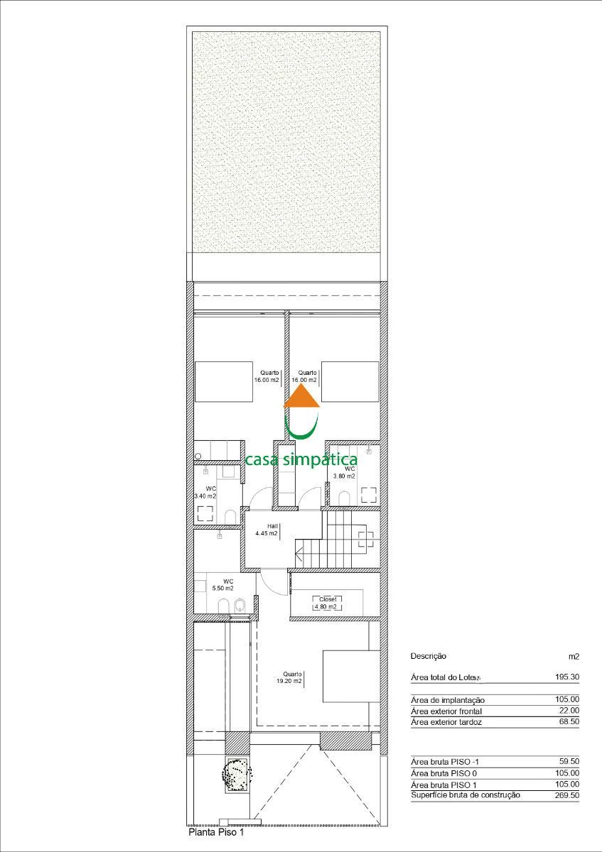 Moradia T3 para Venda em Fânzeres e São Pedro da Cova