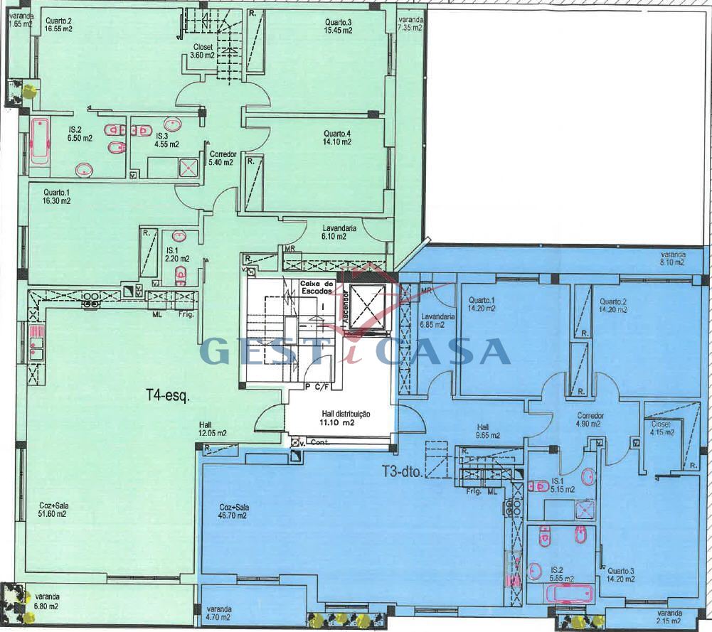 Apartamento T3 para Venda em Castelo Branco