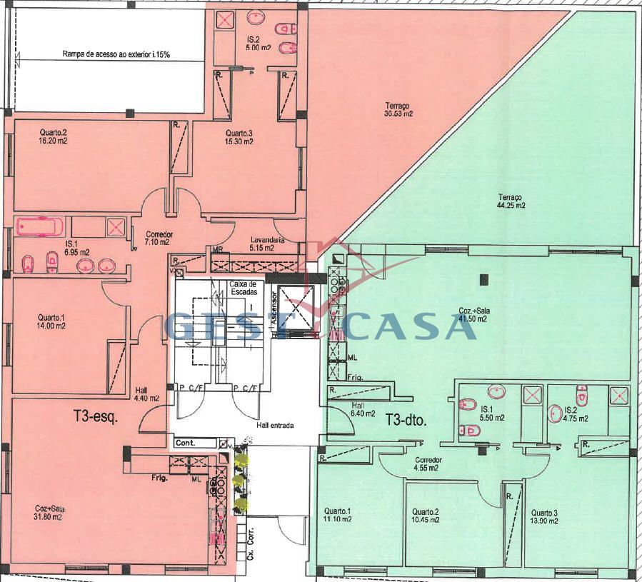 Apartamento T3 para Venda em Castelo Branco