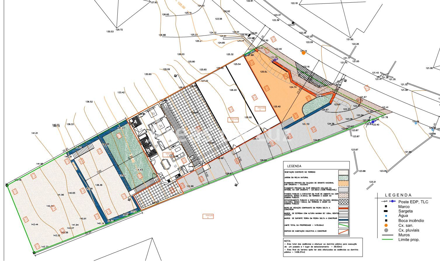 Terreno P/ Prédio para Venda em Leiria, Pousos, Barreira e Cortes