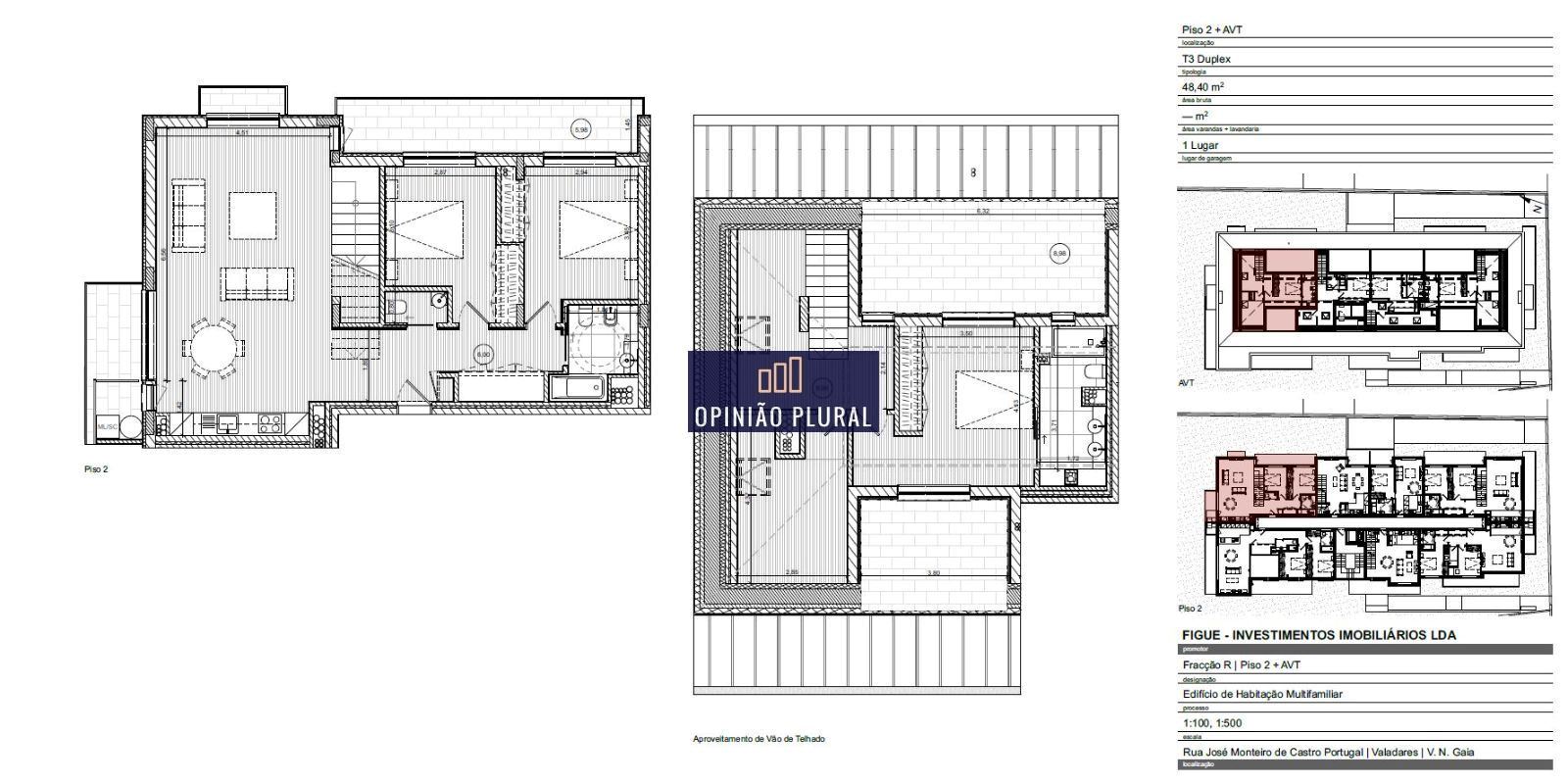 Apartamento T4 para Venda em Gulpilhares e Valadares
