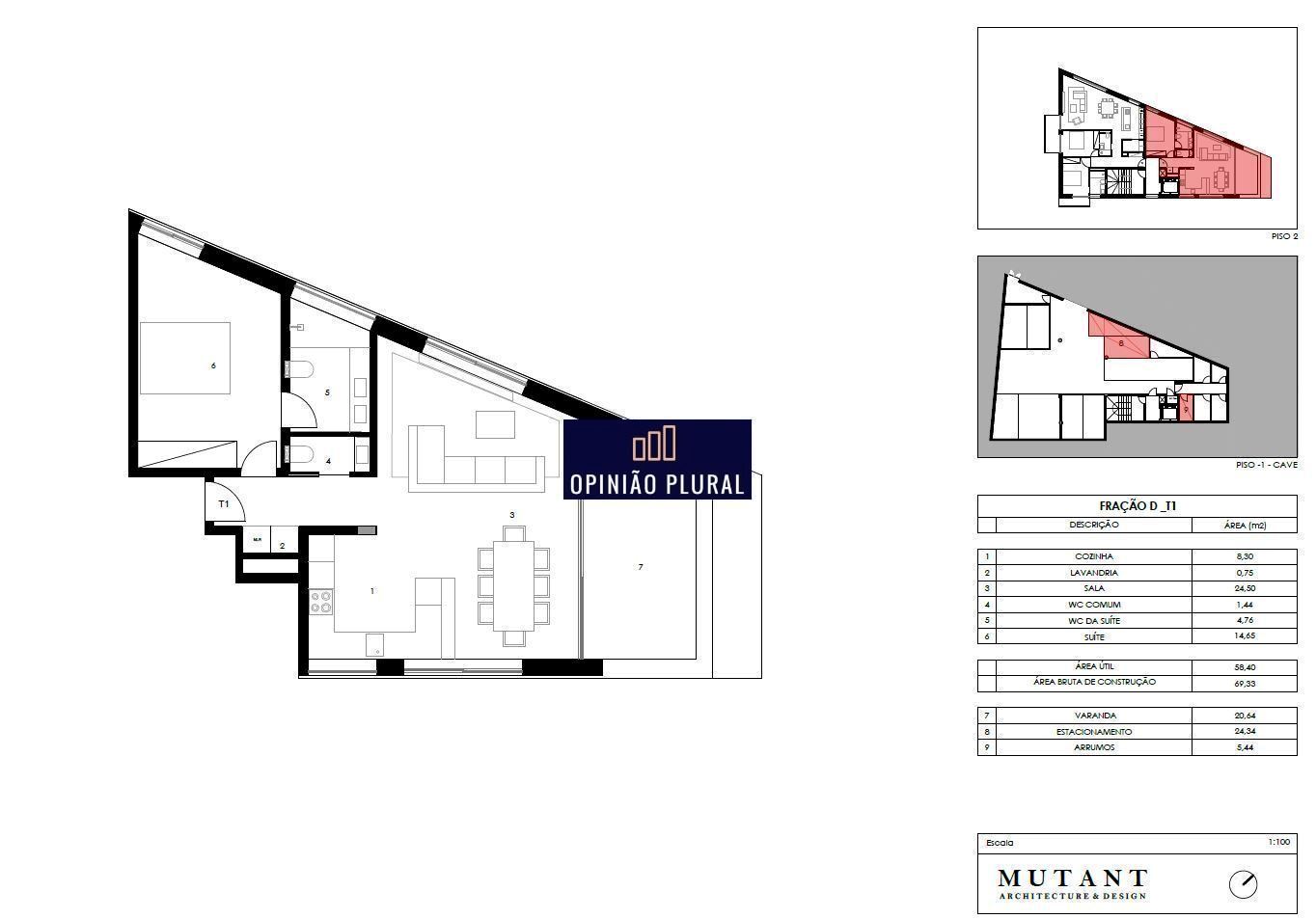 Apartamento T1 para Venda em Gondomar (São Cosme), Valbom e Jovim