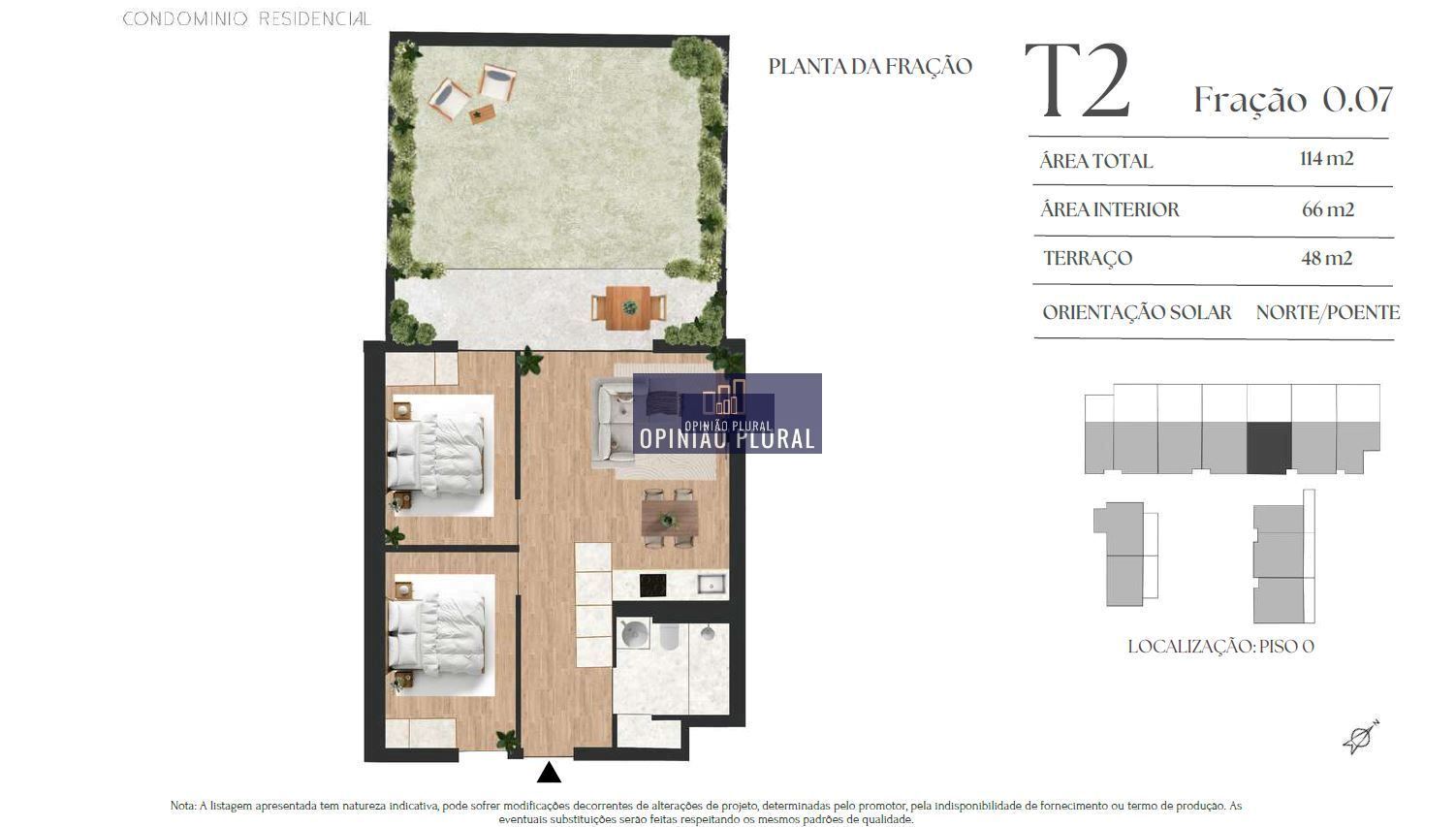 Apartamento T2 para Venda em Vilar de Andorinho