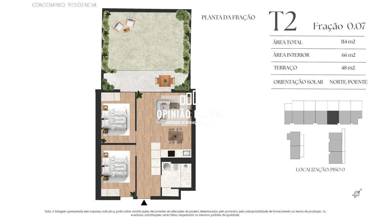 Apartamento T2 para Venda em Vilar de Andorinho