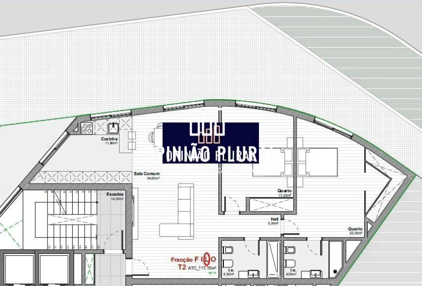 Apartamento T2 para Venda em Mafamude e Vilar do Paraíso