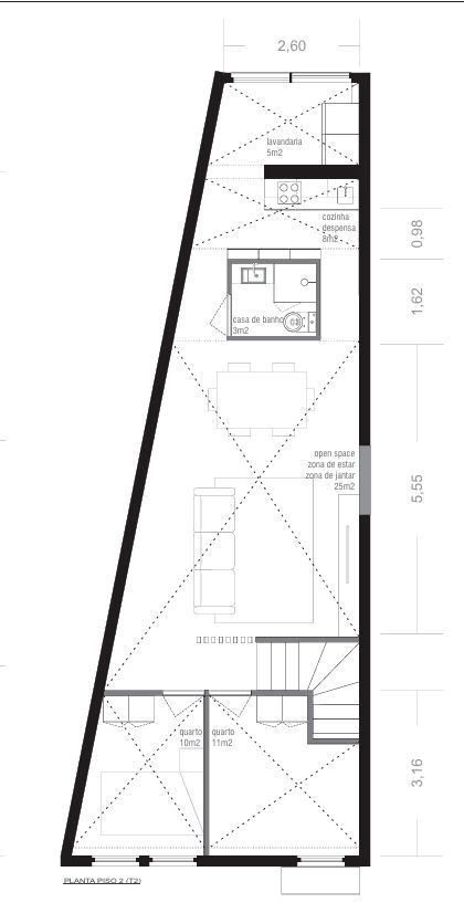 Apartamento T2 para Venda em Pedrouços
