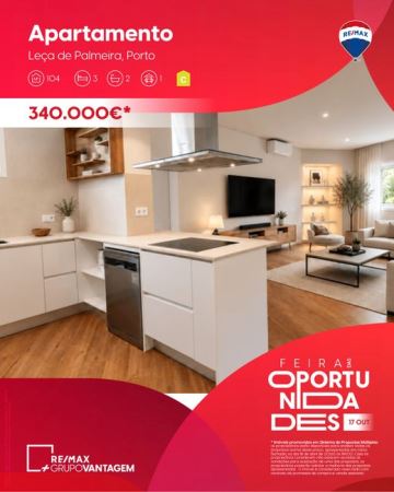 Apartamento T3 Em Leça Da Palmeira
