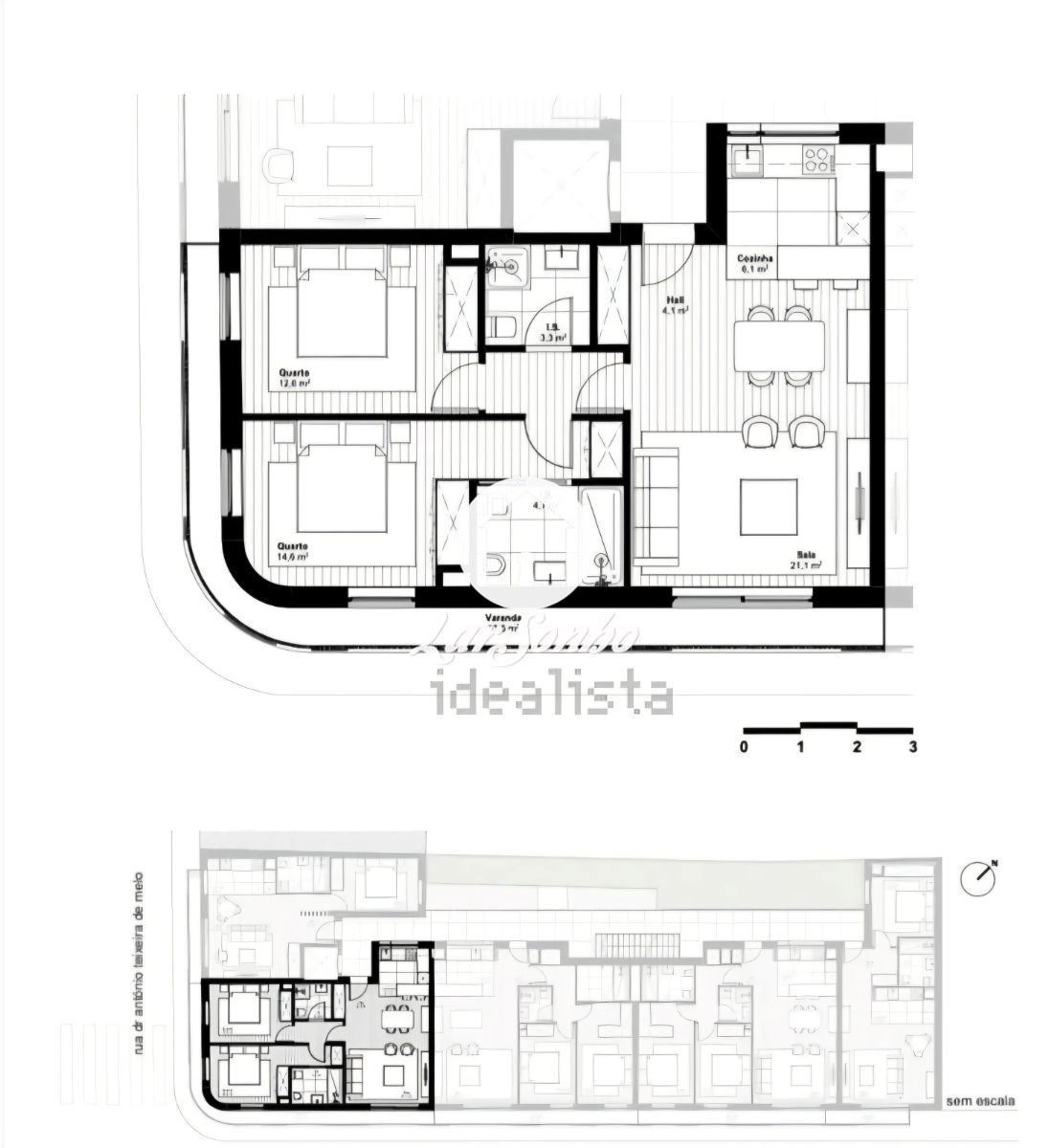 Apartamento T2 para Venda em Matosinhos e Leça da Palmeira