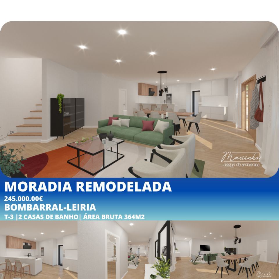 MORADIA REMODELADA-EM BOMBARRAL, LEIRIA