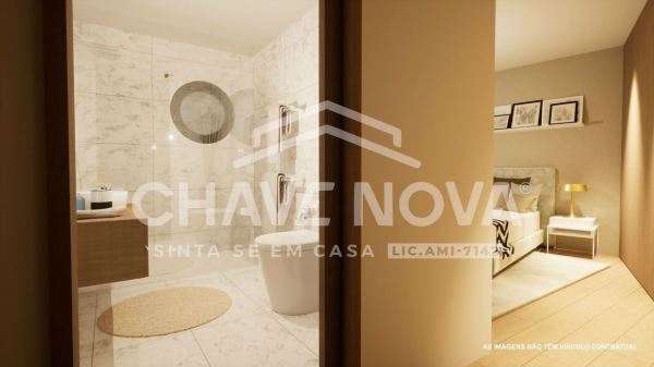 Apartamento T2 Centro Aveiro. Garagem e terraço. Condomínio com jardim.