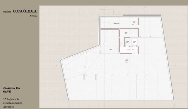 Apartamento T2 centro de Aveiro. Garagem. Condomínio com jardim