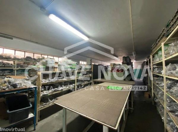 Armazém com 3200 m2 com empresa em funcionamento