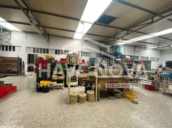 Armazém com 3200 m2 com empresa em funcionamento
