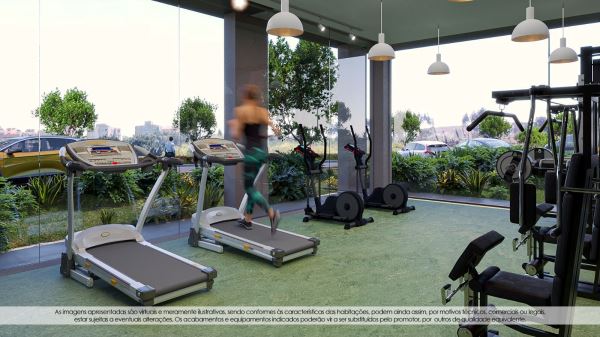 T2 no Royal Green com 2 varandas