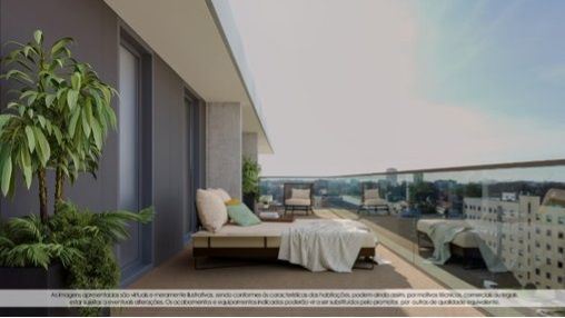 Apartamento T0 Novo com Terraço- Matosinhos