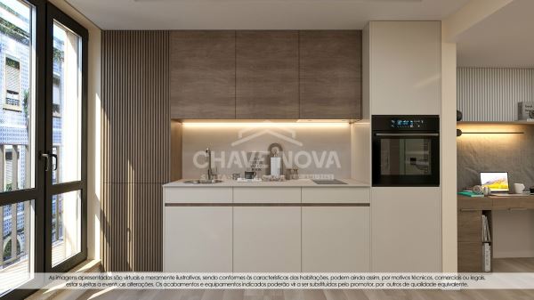 Apartamento T1 no novo Empreendimento - Edifício Cândido dos Reis 107, perto do Cais de Gaia