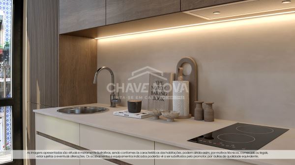Apartamento T1 no novo Empreendimento - Edifício Cândido dos Reis 107, perto do Cais de Gaia