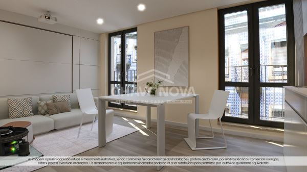 Apartamento T1 no novo Empreendimento - Edifício Cândido dos Reis 107, perto do Cais de Gaia