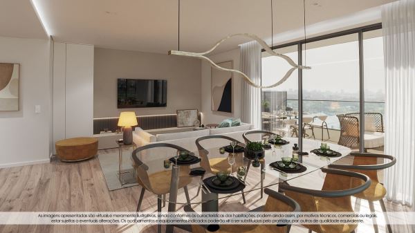 Apartamento T0 com Lugar de Garagem Senhora da Hora - Empreendimento Caulinos Residence