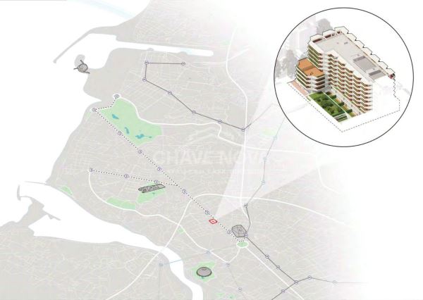 Apartamento T4 Duplex na Avenida da Boavista em condomínio de luxo