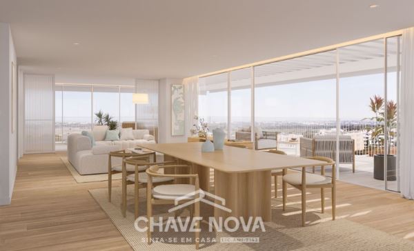 Belíssimo apartamento T2 com grandes áreas em Vilamoura. 