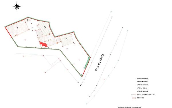 Terreno urbano para construção na Lapa 