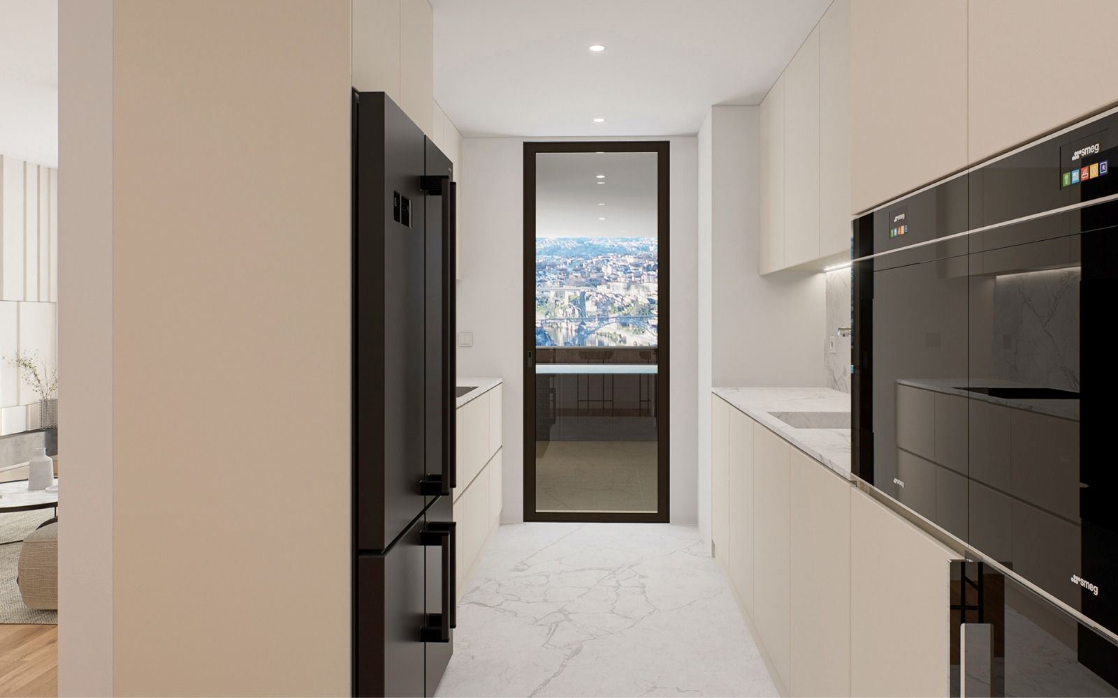 Apartamento T1 - com vistas rio e cidade do Porto - Empreendimento Douro Nobilis