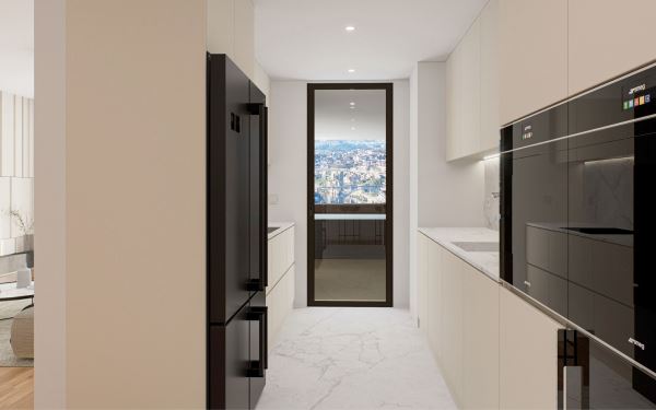 Apartamento T1 - com vistas rio e cidade do Porto - Empreendimento Douro Nobilis