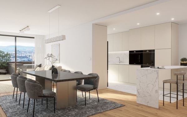 Apartamento T1 - com vistas rio e cidade do Porto - Empreendimento Douro Nobilis