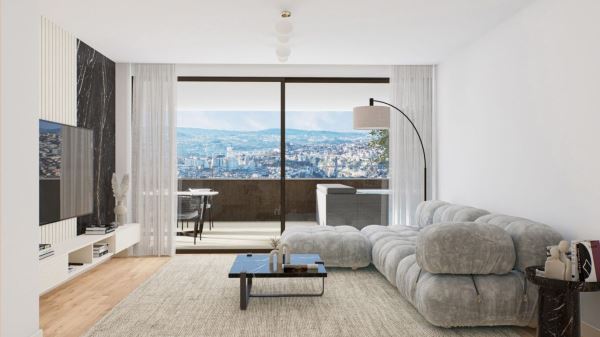 Apartamento T1 - com vistas rio e cidade do Porto - Empreendimento Douro Nobilis