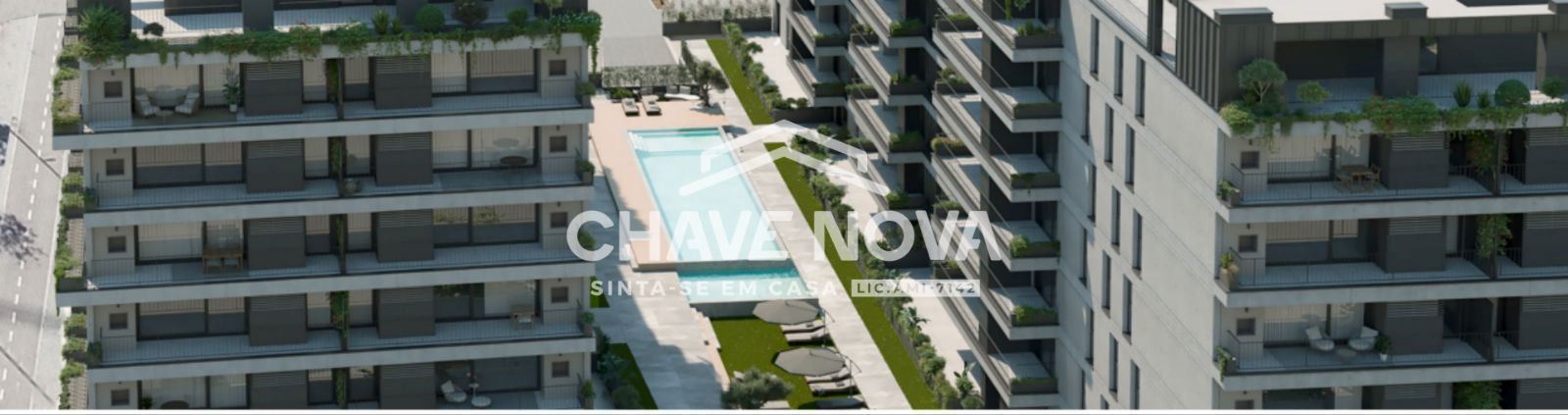 T3 com garagem fechada, varanda no condomínio privado "Fusion Private Residence" (Green Terrace Porto)