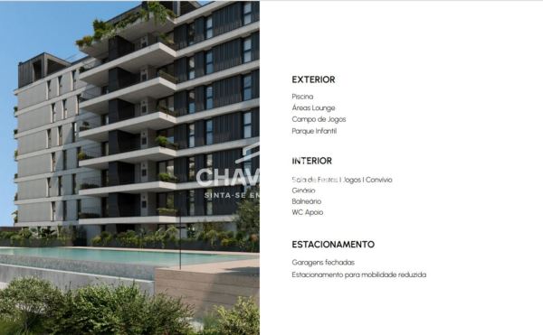 T3 com garagem fechada, varanda no condomínio privado "Fusion Private Residence" (Green Terrace Porto)