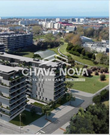 T3 com garagem fechada, varanda no condomínio privado "Fusion Private Residence" (Green Terrace Porto)