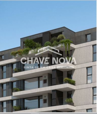 T3 com garagem fechada, varanda  no condomínio privado "Fusion Private Residence" (Green Terrace Porto)