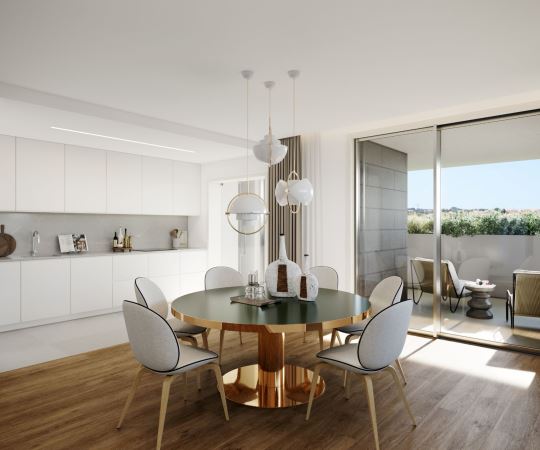 T1 NOVO - Empreendimento Verde Vale - Terraço e Lugar de Garagem - ao Metro Parque Maia