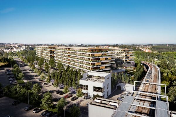 T1 NOVO - Empreendimento Verde Vale - Terraço e Lugar de Garagem - ao Metro Parque Maia