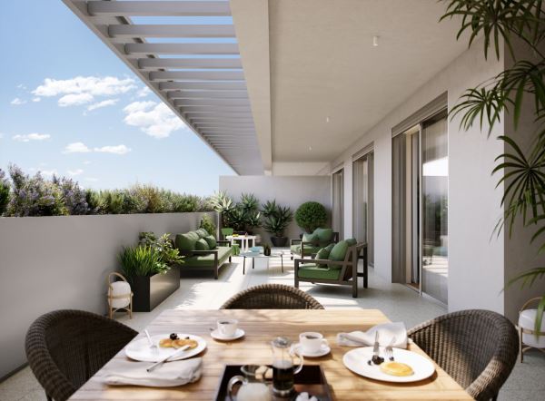 T1 NOVO - Empreendimento Verde Vale - Terraço e Lugar de Garagem - ao Metro Parque Maia