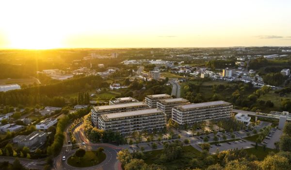 T1 NOVO - Empreendimento Verde Vale - Terraço e Lugar de Garagem - ao Metro Parque Maia