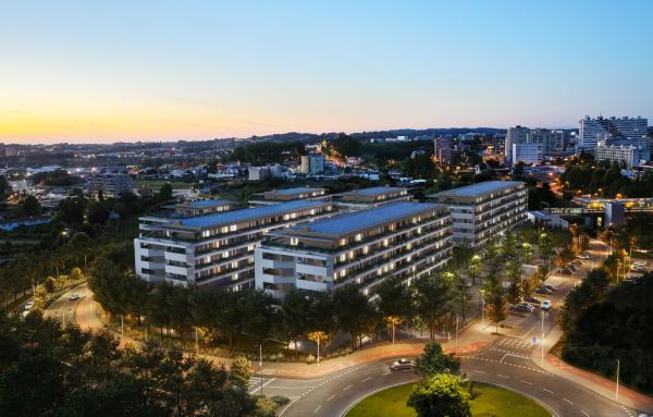T1 NOVO - Empreendimento Verde Vale - Terraço e Lugar de Garagem - ao Metro Parque Maia
