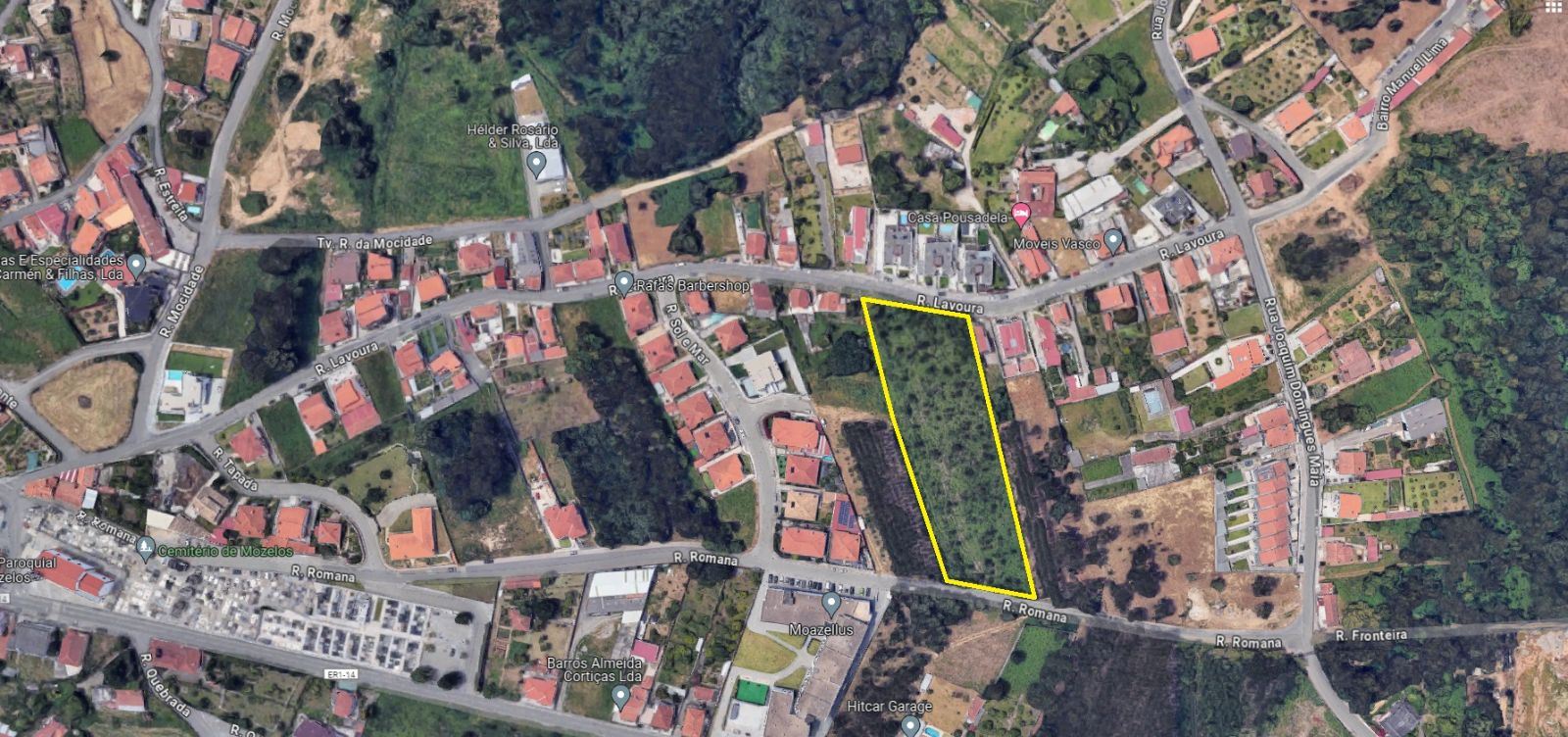 Terreno com 7706m2 para construção de 14 moradias - Nogueira Regedoura