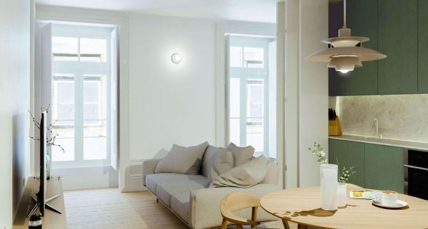 Fantástico apartamento t1+1 com vista rio