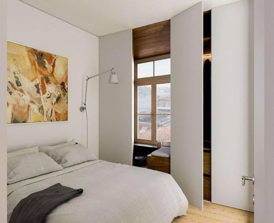 Fantástico apartamento t1+1 com vista rio