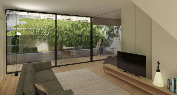 Fantástico apartamento T1 Mezzanine com vista rio