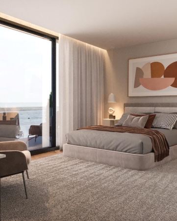 T1+1 Duplex Com Vistas Desafogadas Sobre a Foz do Douro