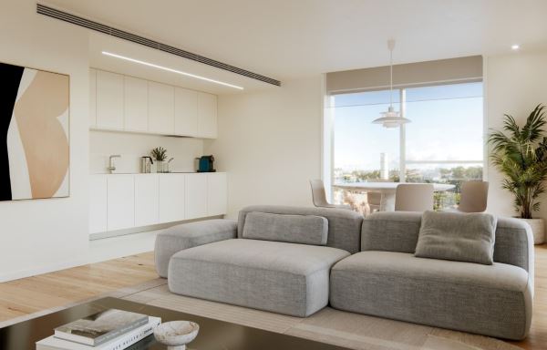 Apartamento T1 - varanda 19m2 e garagem - na Antiga Seca do Bacalhau - Canidelo