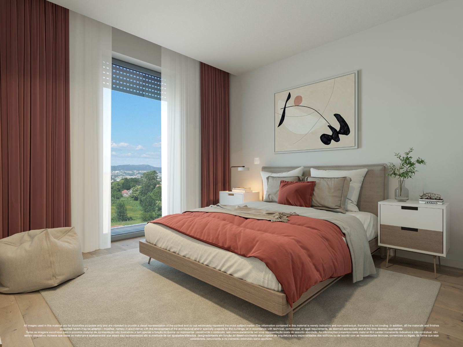 Apartamento T2 com varanda e lugar de estacionamento, Oliveira do Douro - Vila Nova de Gaia