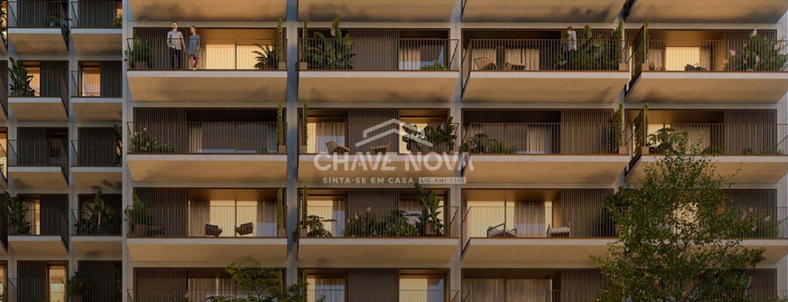 Apartamento T1 em novo empreendimento dos Jardins da Arrábida - Vila Nova de Gaia