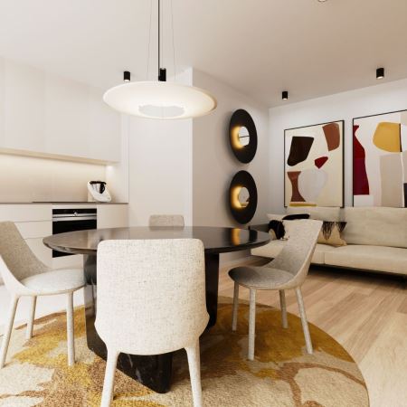 T1 com lugar de garagem e terraço, Afurada