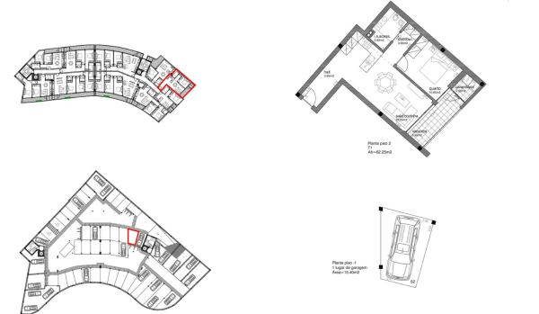 Apartamento T1, novo, perto da Universidade de Aveiro e do Glicínias