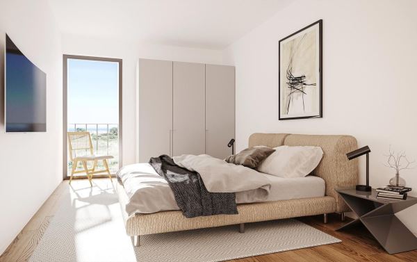 Apartamento T3 com vista mar em Canidelo